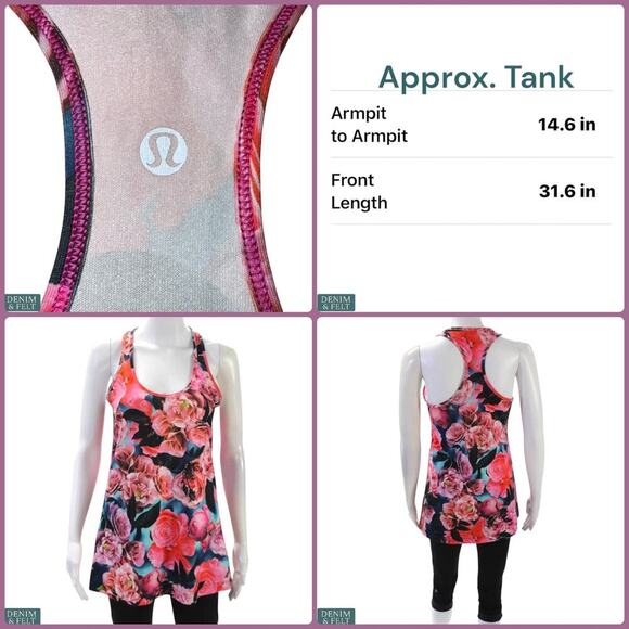 Lululemon Secret Garden Set – Cool Racerback, Nice Asana Jacket & Crops Sz 8 🌸 - Picture 13 of 16